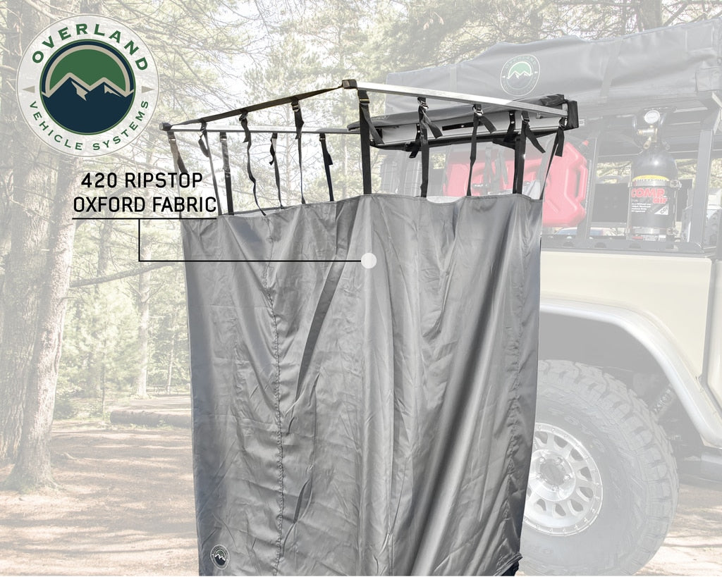 Overland Vehicle Systems - 18199909 - Shower Kit - Nomadic Quick Deploying Shower