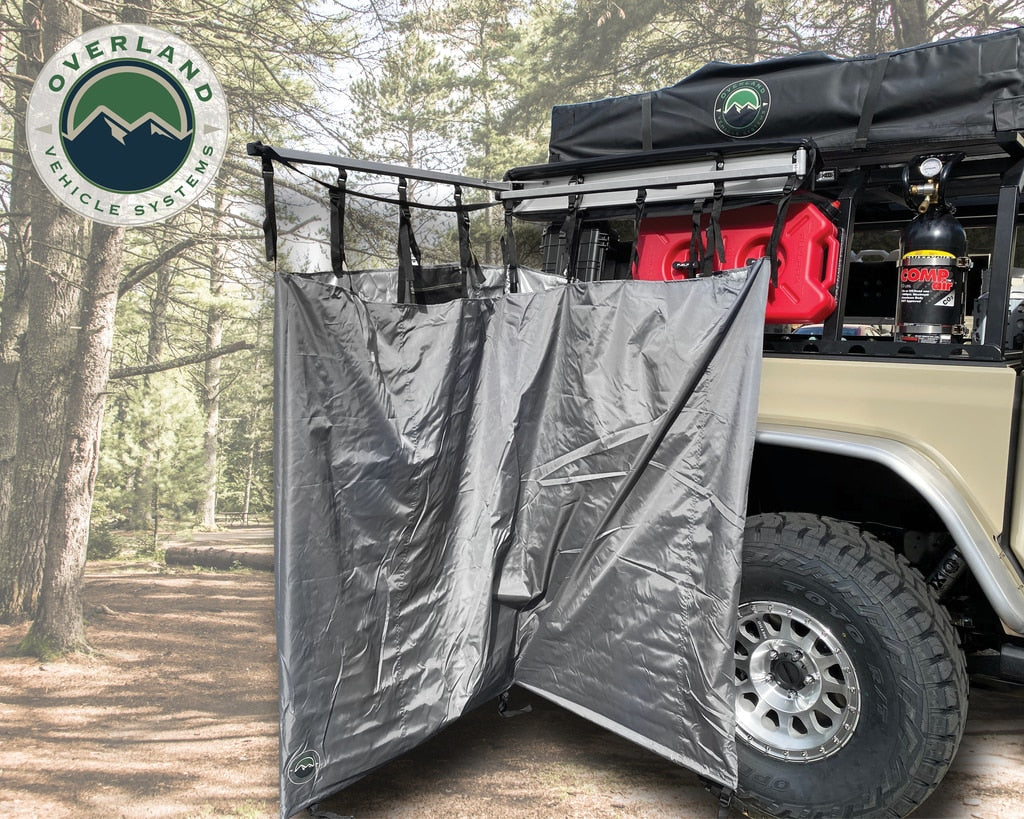 Overland Vehicle Systems - 18199909 - Shower Kit - Nomadic Quick Deploying Shower