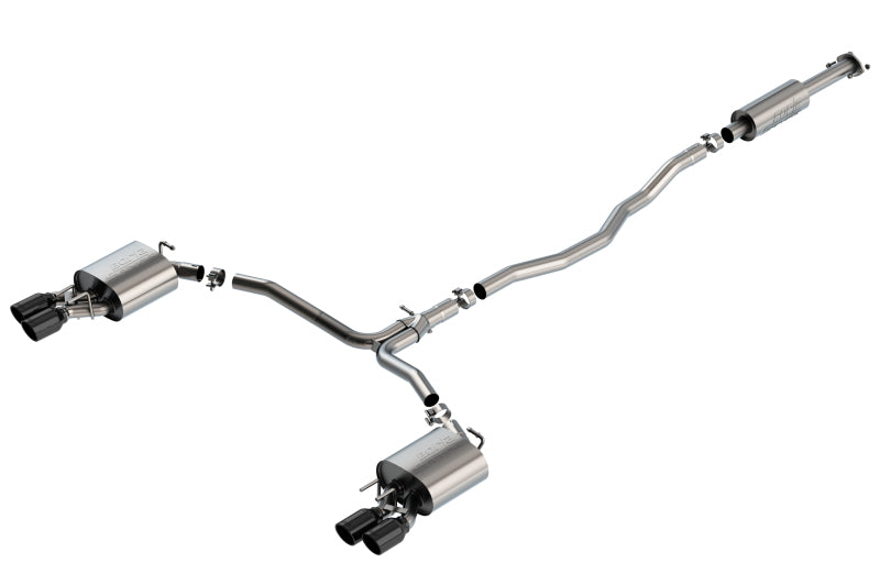 Borla 140823BC S-Type Cat-Back Exhaust System for 2018-2024 Toyota Camry XSE 3.5L V6