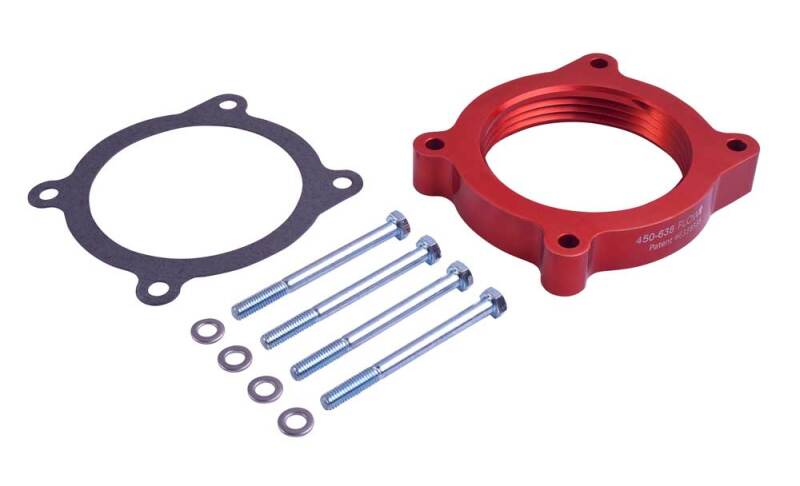Airaid PowerAid Throttle Body Spacer AIR450-638 for 2011-2014 Ford Mustang and 2011-2013 F-150 5.0L V8