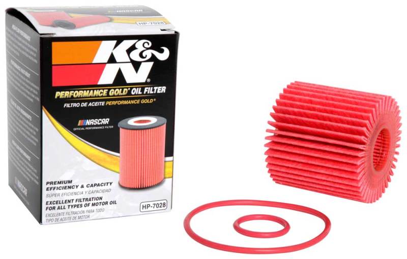 K&N Engineering HP-7020 High-Performance Cartridge Oil Filter for Toyota, Lexus and Scion