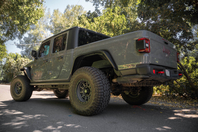 DV8 Offroad Rear Inner Fender Liners for 2020-2025 Jeep Gladiator JT, Satin Black - dveINFEND-07RB