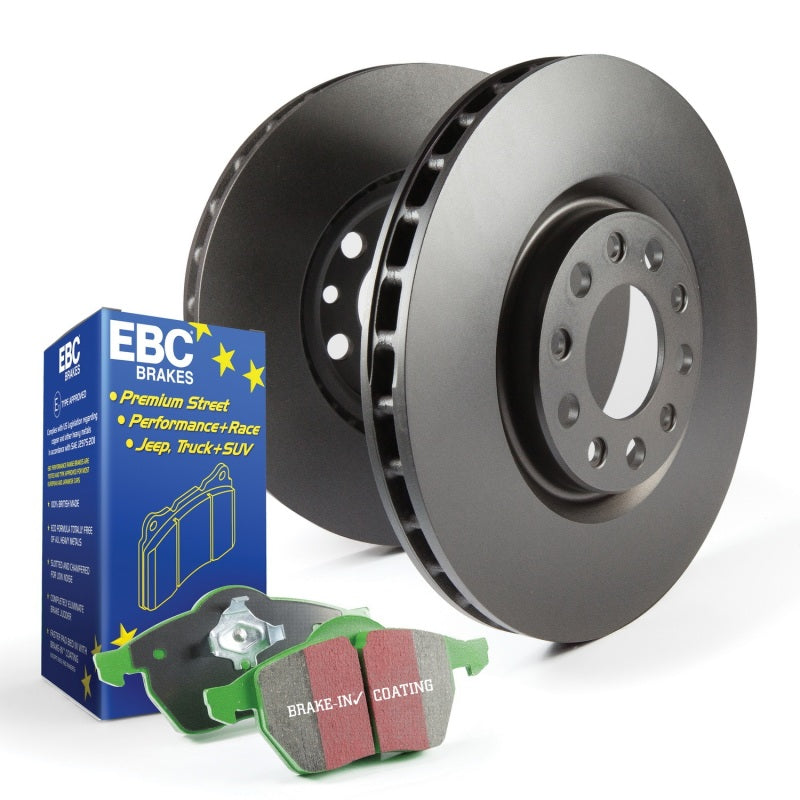 EBC S11KR1470 Greenstuff 2000 Brake Pad and RK Rotor Kit for BMW 528i and 535i