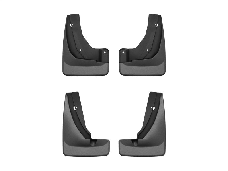 WeatherTech DigitalFit No-Drill MudFlaps for Hyundai Santa Fe 2024-2025 – Black