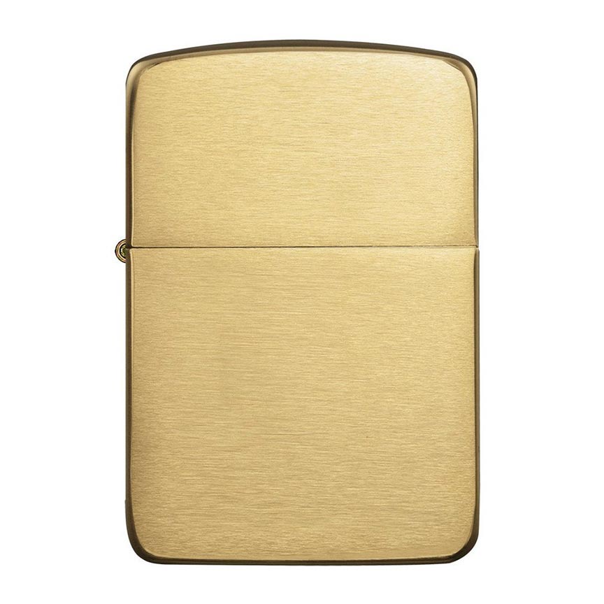 Zippo 1941 Replica Windproof Lighter, Brushed Brass