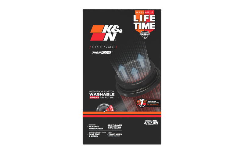 K&N Engineering PL-2417 High-Flow Air Filter for 2017-2019 Polaris Slingshot