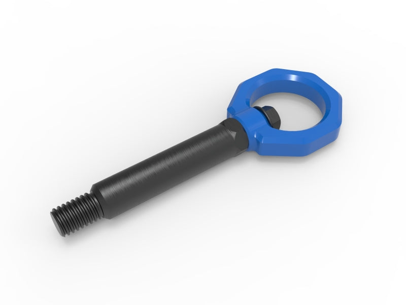 aFe Control 450-502002-L Blue Rear Tow Hook for BMW F-Chassis 2, 3 and 4 Series