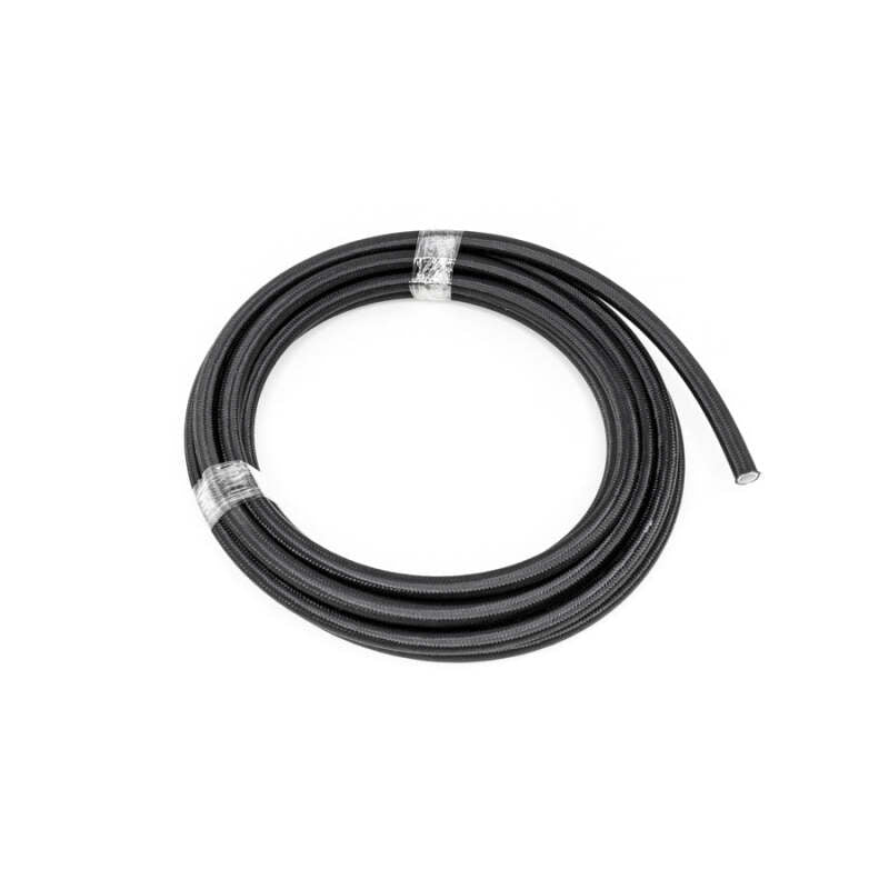 DeatschWerks DWK6-02-0865-20 8AN Black Nylon-Braided PTFE Fuel Hose