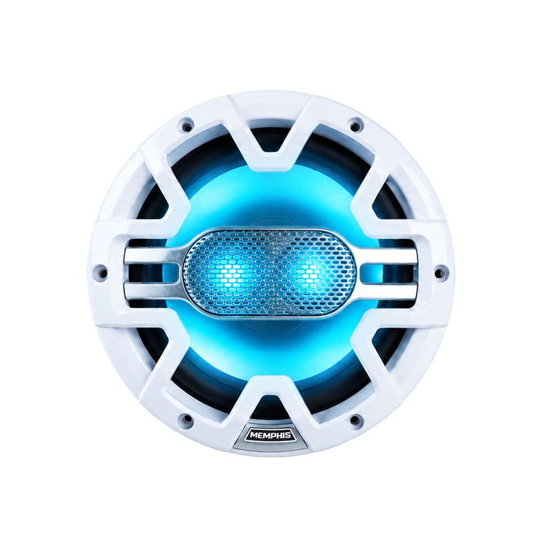 Memphis - MM603 - MARINE 6.5" 2-WAY SPKR B&W GRILLES WITH RGB LED