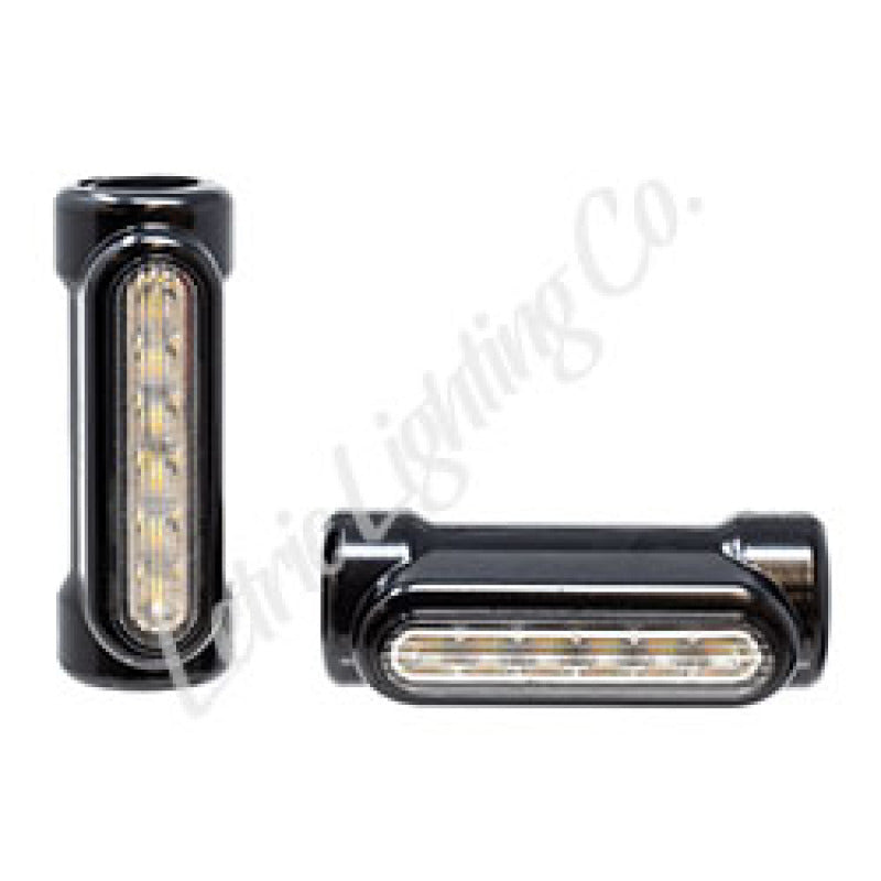 Letric Lighting Engine Guard Lights, Black and White, Part Number letLLC-EGL-B