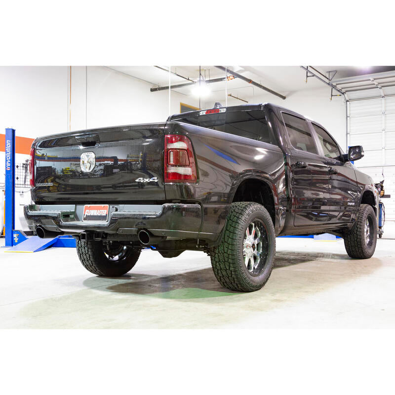 Flowmaster American Thunder Axle-Back Exhaust System for 2019-2024 RAM 1500 with 5.7L HEMI – Black Tips