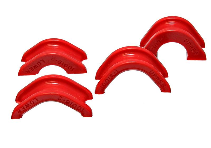 Energy Suspension - eng7.10102R - 1974-1978 Nissan 260Z/280Z Red Rack and Pinion Bushing Set