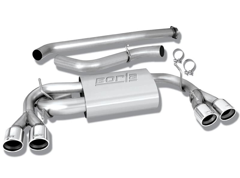 Borla 140312 S-Type Cat-Back Exhaust for 2008-2014 Subaru WRX STI and 2011-2014 WRX Hatchback