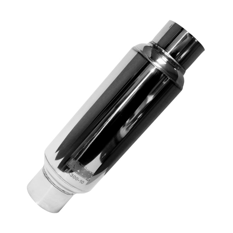 Kooks Headers KSHR300-10 Universal 3-Inch Round Polished Stainless Steel Muffler