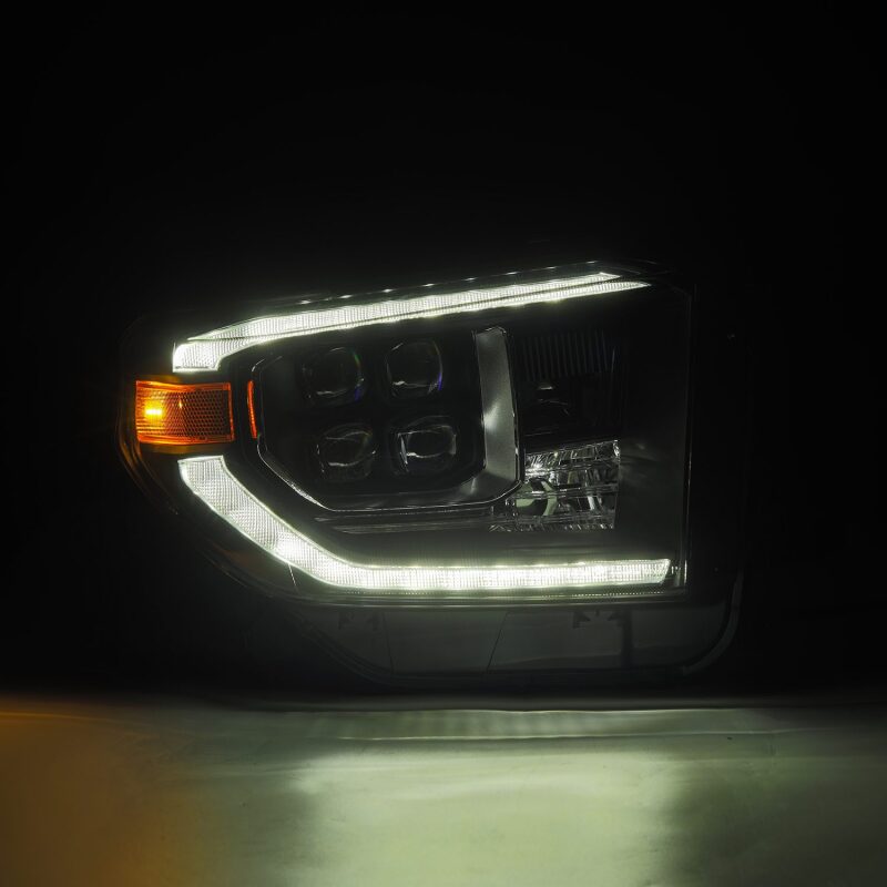 AlphaRex Nova-Series LED Projector Headlights for 2014–2021 Toyota Tundra, Alpha-Black, Part ARX880832