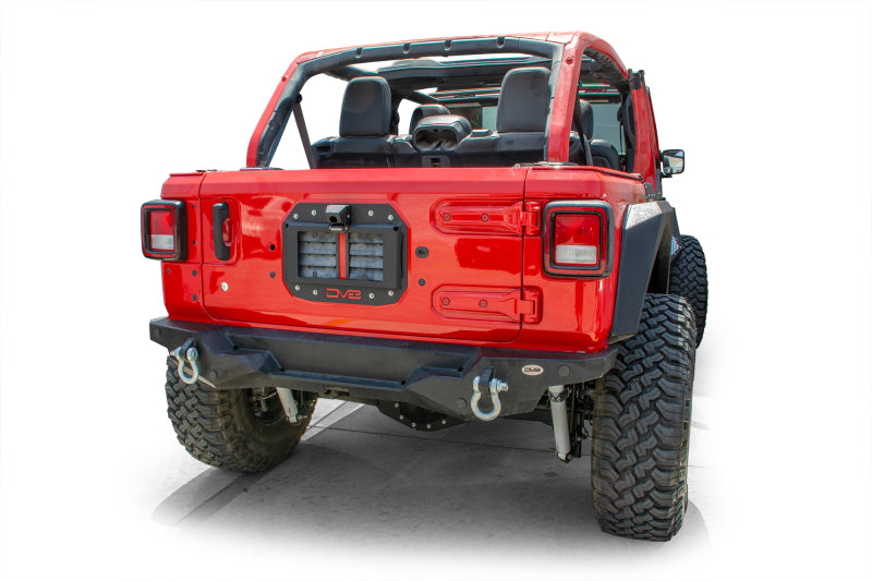 DV8 Offroad TSJL-02 Spare Tire Delete Kit with Camera Housing for 2018-2024 Jeep Wrangler JL