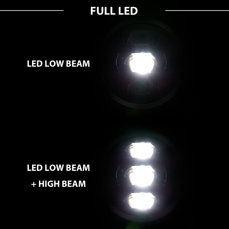ANZO 2018-2019 Jeep Wrangler Full Led Projector?H.L Black