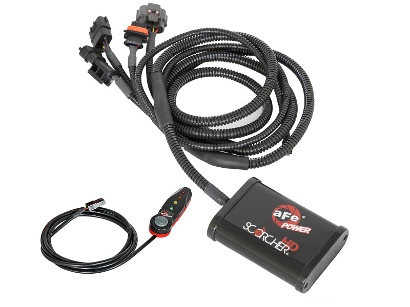 aFe SCORCHER HD Power Module for 2016-2019 Nissan Titan XD 5.0L V8 Turbo Diesel, Part Number 77-46101