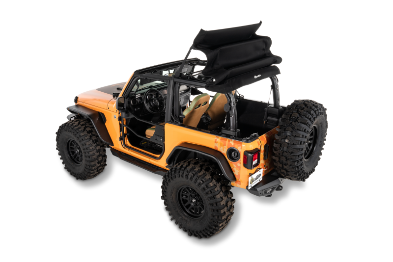 Bestop Trektop Glide 2-Door Soft Top for Jeep Wrangler JL 2018-2026 – Black Diamond