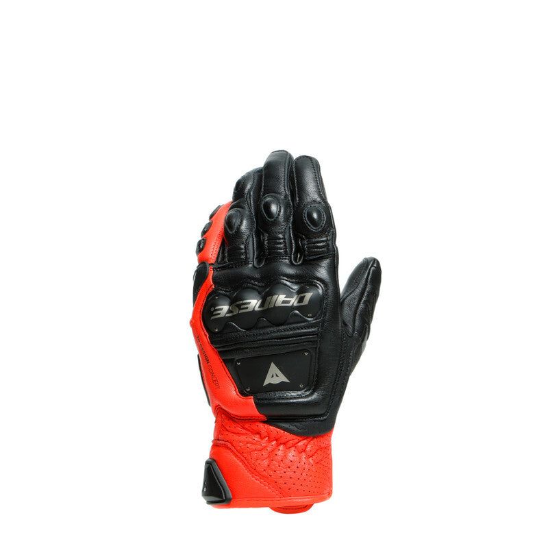 Dainese 4-Stroke 2 Gloves Black/Fluorescent-Red - Small