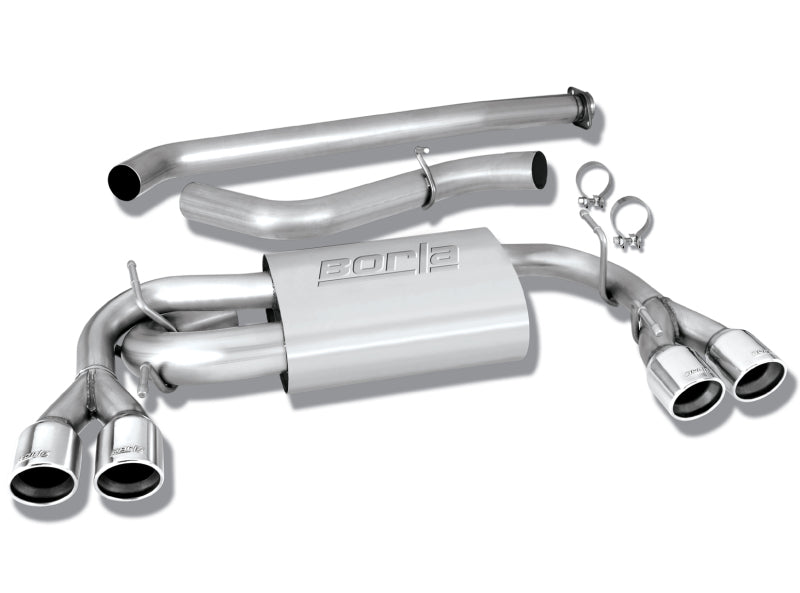 Borla 140312 S-Type Cat-Back Exhaust for 2008-2014 Subaru WRX STI and 2011-2014 WRX Hatchback