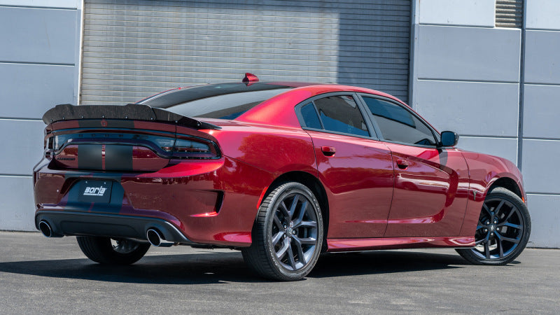 Borla 140917 S-Type Cat-Back Exhaust System for 2019–2023 Dodge Charger GT 3.6L V6