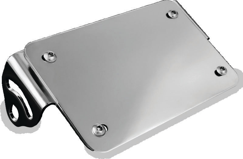 Kuryakyn License Plate Turn Signal and Marker Light Mount Chrome - Part 3155