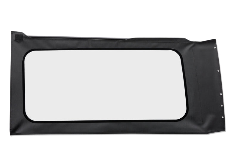 Bestop OE JL Replacement Windows for Jeep Wrangler JL 2018-2026 - Quarter Left Hand, 2-Door, Black Vinyl, Clear