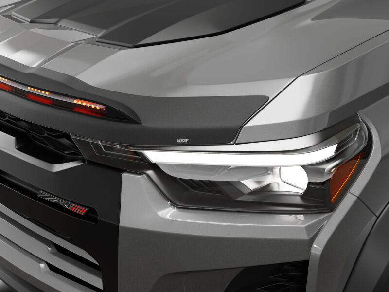 Husky Liners Aeroskin Lightshield PRO Hood Protector for Chevrolet Colorado (2023-2025) with Amber LED Lights