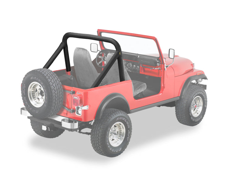 Bestop Jeep 80-83 CJ5 / 80-86 CJ7 Sport Bar Cover (Black Crush) - Replacement Part