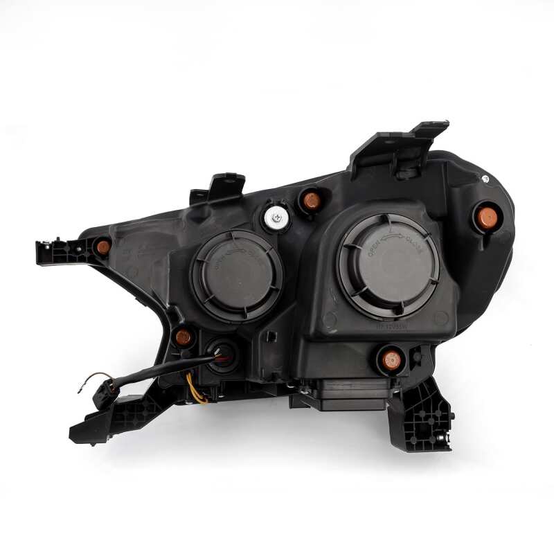 AlphaRex NOVA LED Projector Headlights for 2019–2022 Ford Ranger, Alpha Black, Plank Style