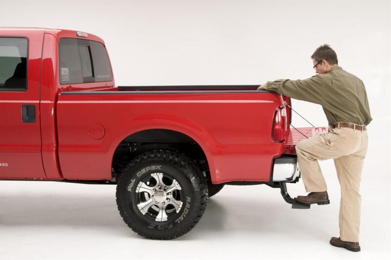 AMP Research BedStep Retractable Rear Bumper Step AMP75303-01A for 1999–2016 Ford F-250, F-350 and F-450