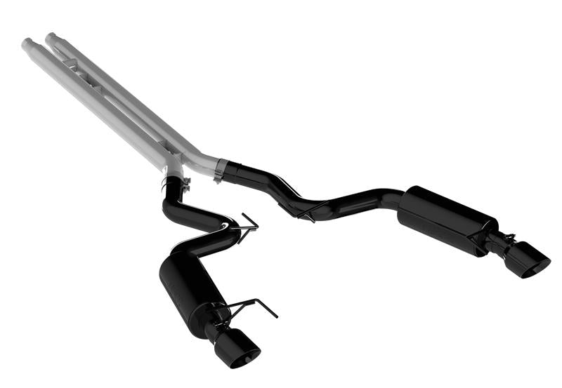 MBRP S7239BLK Armor BLK 3-Inch Cat-Back Exhaust System for 2015-2017 Ford Mustang GT 5.0 Convertible