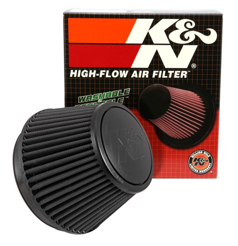 K&N Engineering RU-3106HBK Black Universal Dryflow Air Filter for 6-Inch Flange