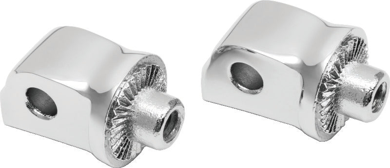 Kuryakyn Splined Passenger Peg Adapter Chrome - Part KUR8923