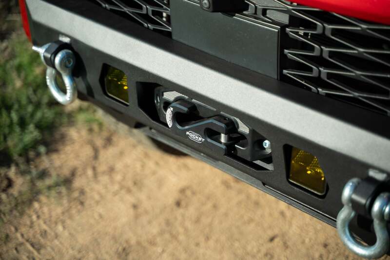DV8 Offroad Centric Series Winch Front Bumper for 2014-2024 Toyota 4Runner, Part Number dveFBTF3-02
