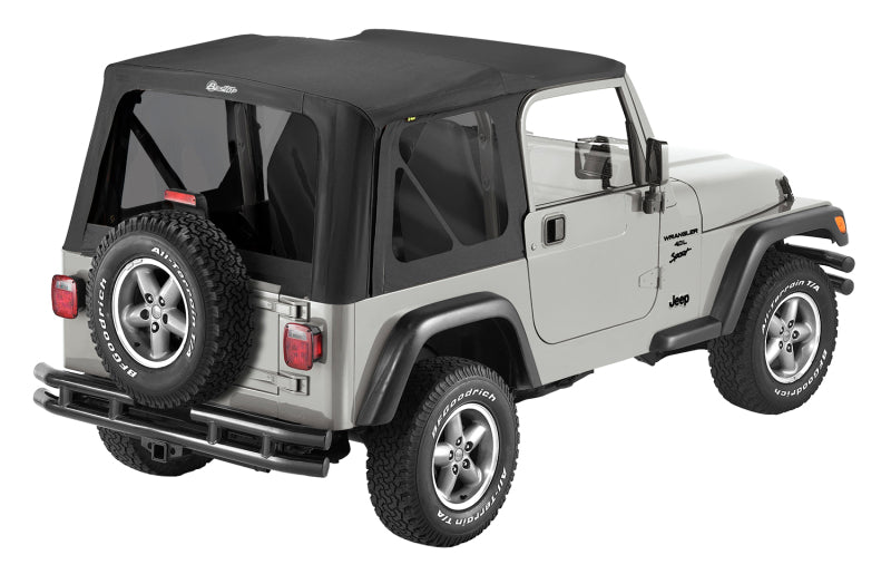 Bestop 97-02 Jeep Wrangler TJ Replace-A-Top with Black Sailcloth and Tinted Windows