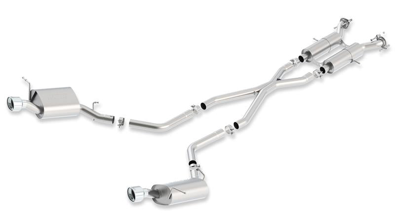 Borla 140449 S-Type Cat-Back Exhaust System for 2011-2026 Dodge Durango 3.6L V6 and 5.7L V8