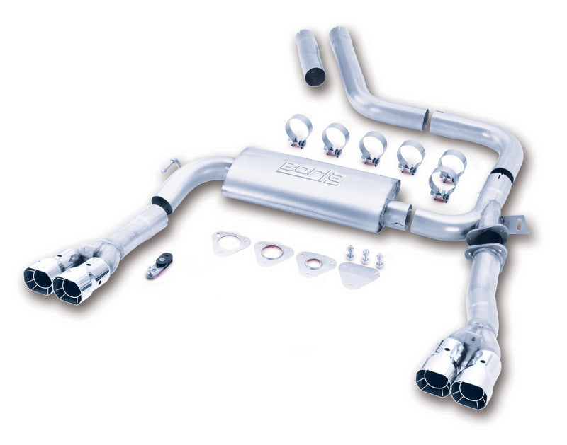 Borla 14780 S-Type Cat-Back Exhaust System for 1998-2002 Chevrolet Camaro and Pontiac Firebird 5.7L V8