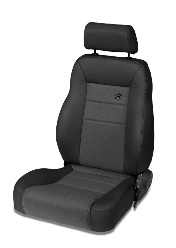 Bestop Trailmax II Pro Front Passenger Seat for Jeep CJ7 and Wranglers (76-86 CJ7, 87-95 YJ, 97-06 TJ)