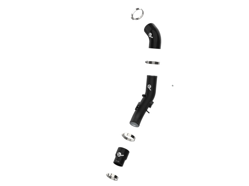 aFe BladeRunner 2.5-Inch Aluminum Cold Charge Pipe, Black, Part Number 46-20639-B