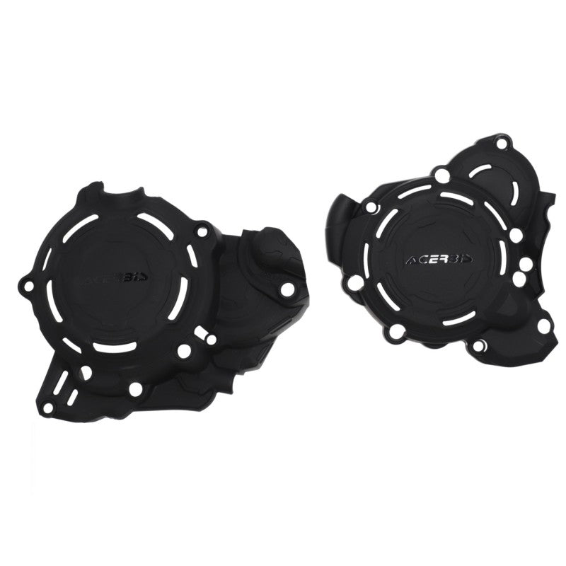 Acerbis X-Power Engine Cover Protection Kit, Black, Part Number ACB2981360001