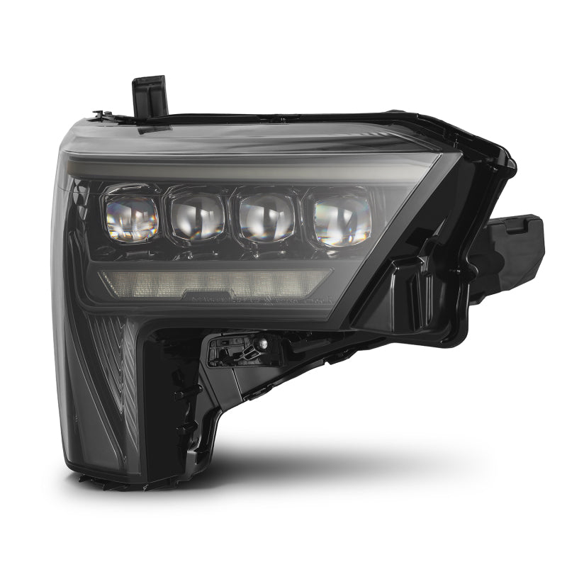 AlphaRex ARX880861 NOVA-Series Projector Headlights for 2022-2023 Toyota Tundra and 2022 Toyota Sequoia, Alpha-Black with White DRL