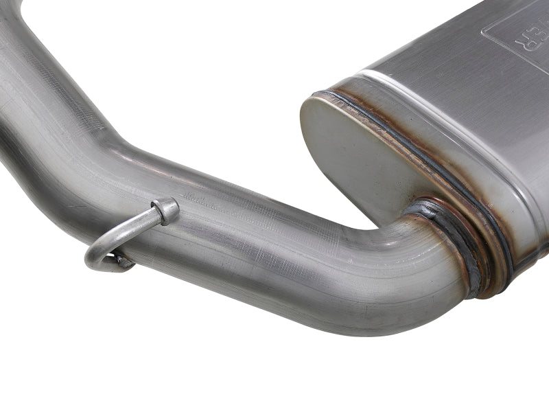 aFe MACH Force-Xp Hi-Tuck Axle-Back Exhaust System, 409 Stainless Steel, Part 49-48080 for 2018-2026 Jeep Wrangler JL 2.0L and 3.6L