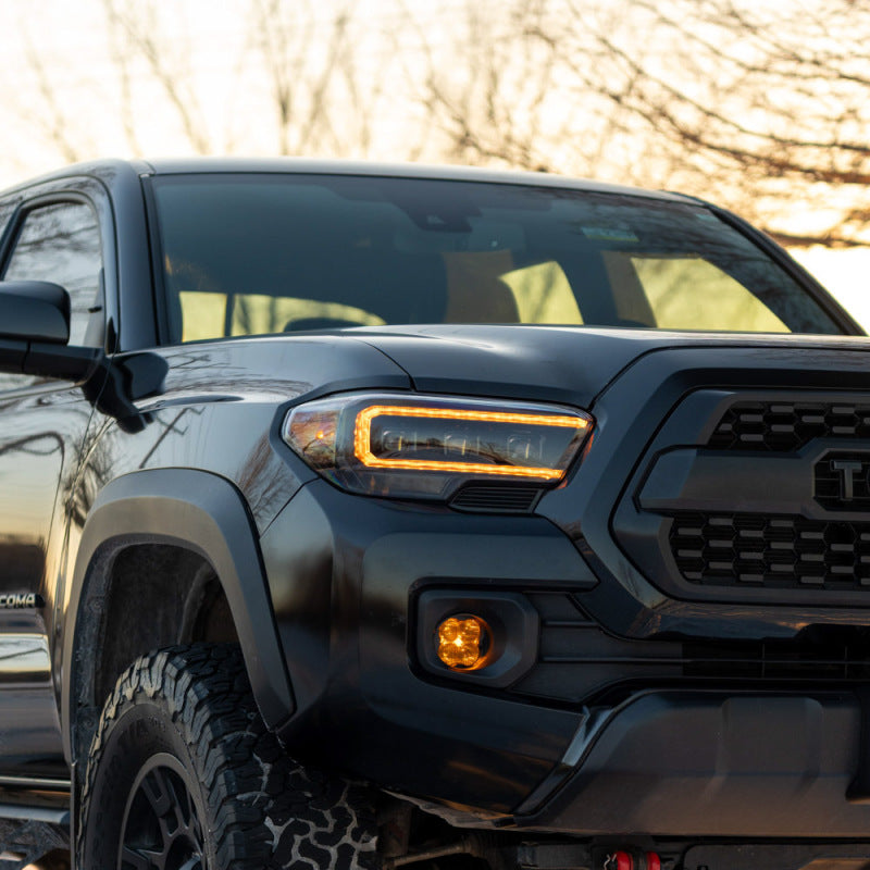 Form Lighting 2016-2023 Toyota Tacoma LED Projector Headlights with Sequential Turn Signals and Selectable DRL
