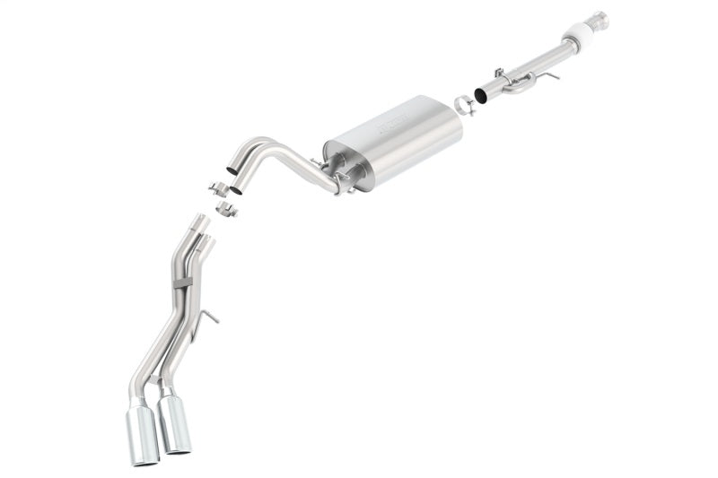Borla 140560 Touring Cat-Back Exhaust System for 2015-2020 Cadillac Escalade ESV and GMC Yukon Denali XL 6.2L V8