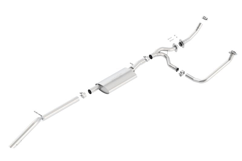 Borla 140634 High-Clearance Climber Cat-Back Exhaust System for 2012-2018 Jeep Wrangler JKU 3.6L V6