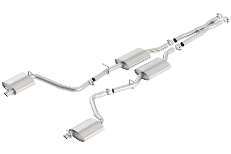 Borla 140649 S-Type Cat-Back Exhaust System for 2015-2023 Dodge Challenger 3.6L V6