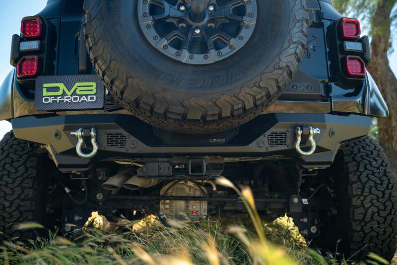 DV8 Offroad Spec Series Rear Bumper dveRBBR-05 for 2021-2025 Ford Bronco