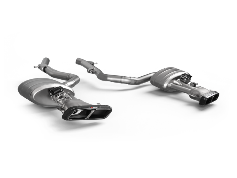 Akrapovic Titanium Slip-On Exhaust for 2024-2026 Mercedes-Benz CLE 53 4MATIC Coupe and Cabriolet